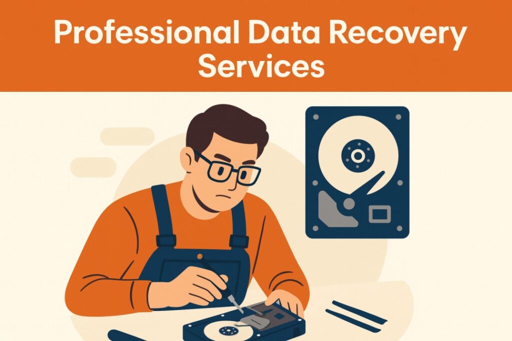 Professional data recovery services for recovering deleted photos from Android using advanced tools